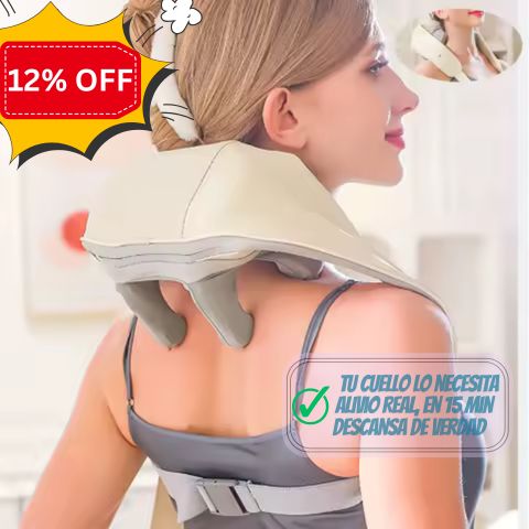 Masajeador de Cuello y Espalda - Carga USB